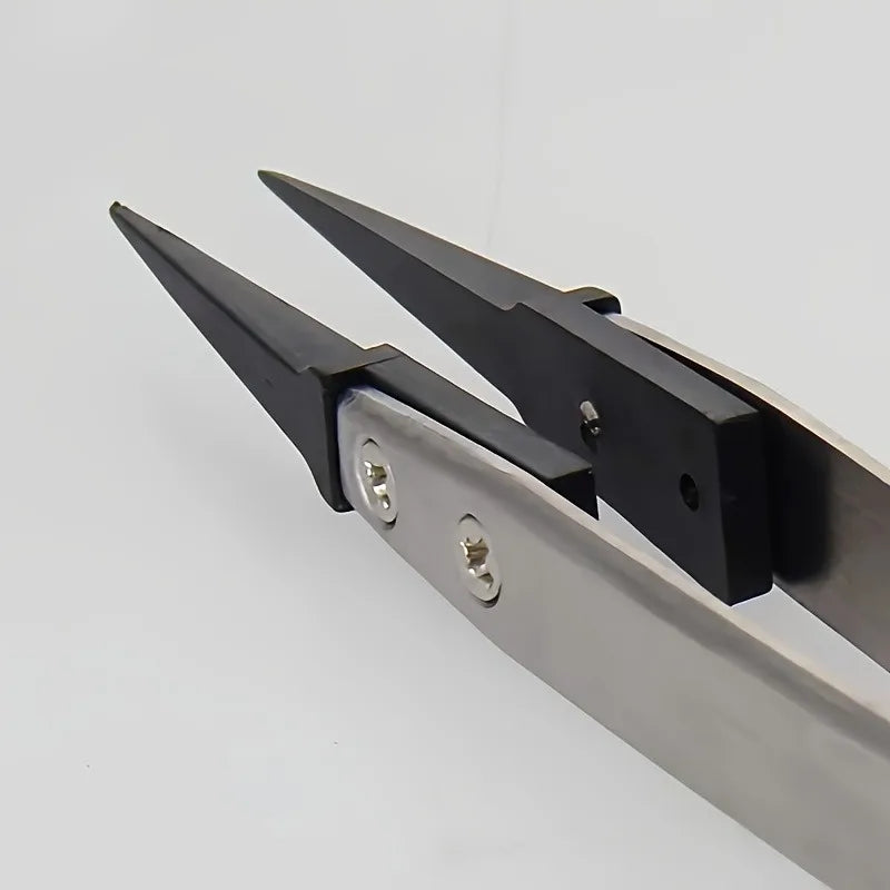 3pcs ESD Anti-Static Precision Tweezers – Stainless Steel Set Precision Tweezers Set Babs