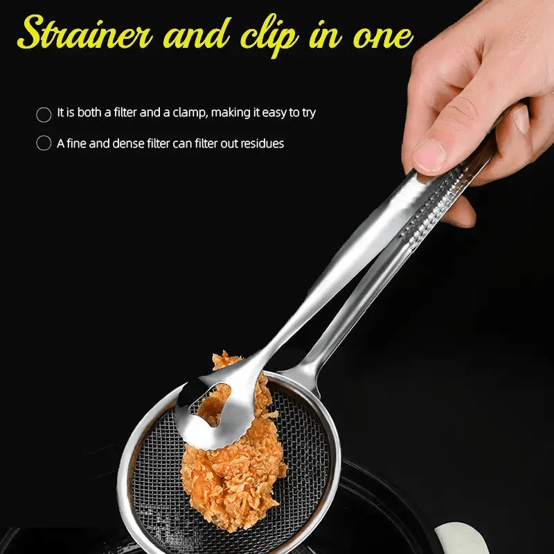 Stainless Steel Oil Filter Clip & Anti-Scald Kitchen Tool Oil Filter Clip Babs