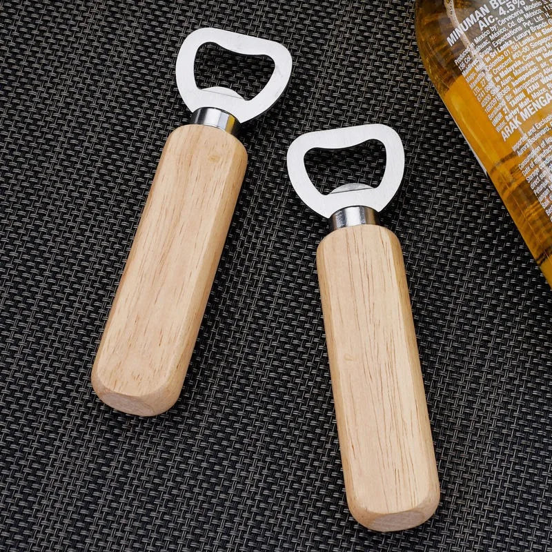 Wooden & Stainless Steel Beer Bottle Opener – Bartender Tool Bottle Opener Babs