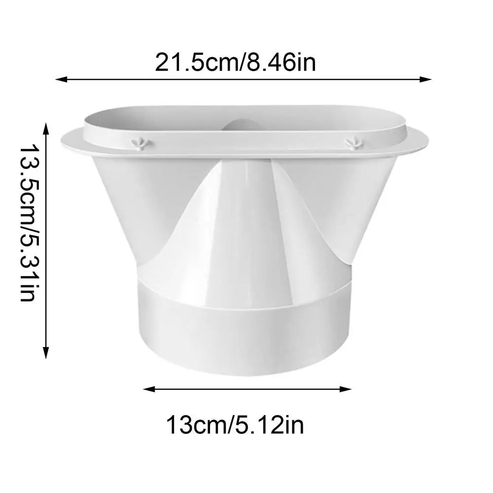 Portable AC Exhaust Hose Adapter | Window Vent Baffle Connector AC Hose Adapter Babs 13cm