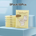 Disposable Toilet Seat Covers – Flushable Travel Liners Toilet Seat Liners Babs 50PCS