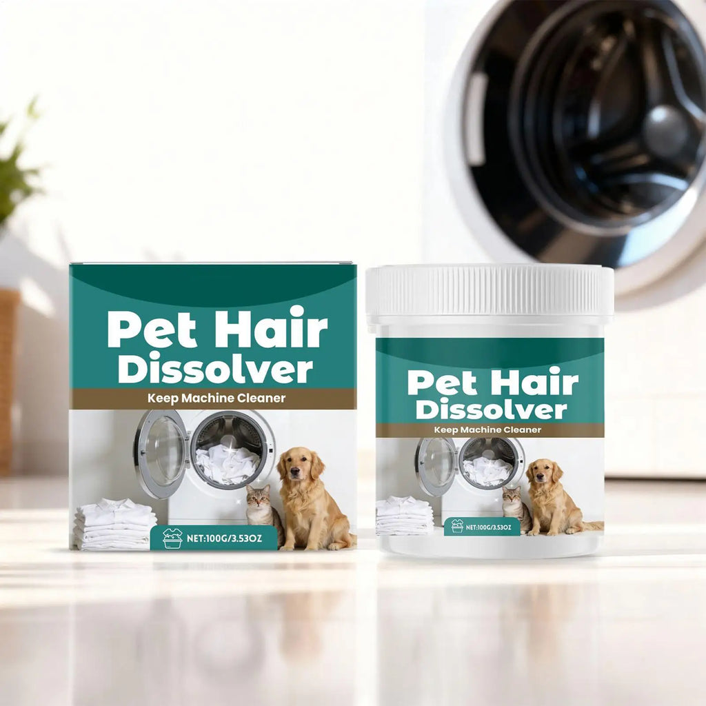 Pet Hair Dissolver Laundry Additive 100g | Washing Machine Cleaner Laundry Detergent Additive Babs