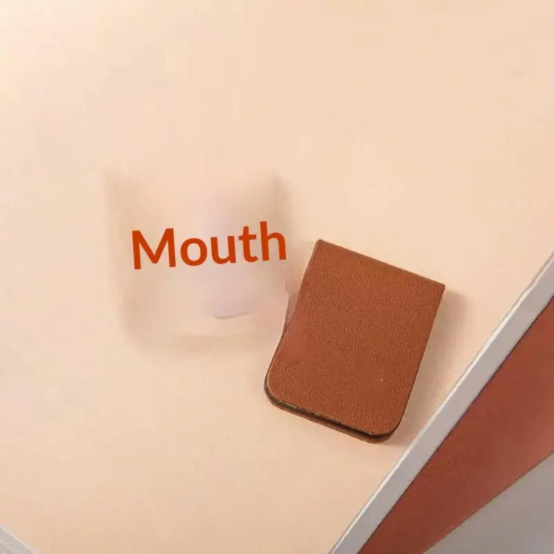 Leather Magnetic Bookmark – DIY Reading Tracker Rectangle Leather Magnetic Bookmark Babs