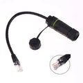 RJ45 Waterproof Network Pass-Through Connector Male to Female Network Connector Adapter Babs YPM20-RJ45-C02