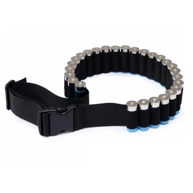 26-Round 12 Gauge Bandolier Belt – Nylon Ammo Shell Holder Ammo Bandolier Belt Babs