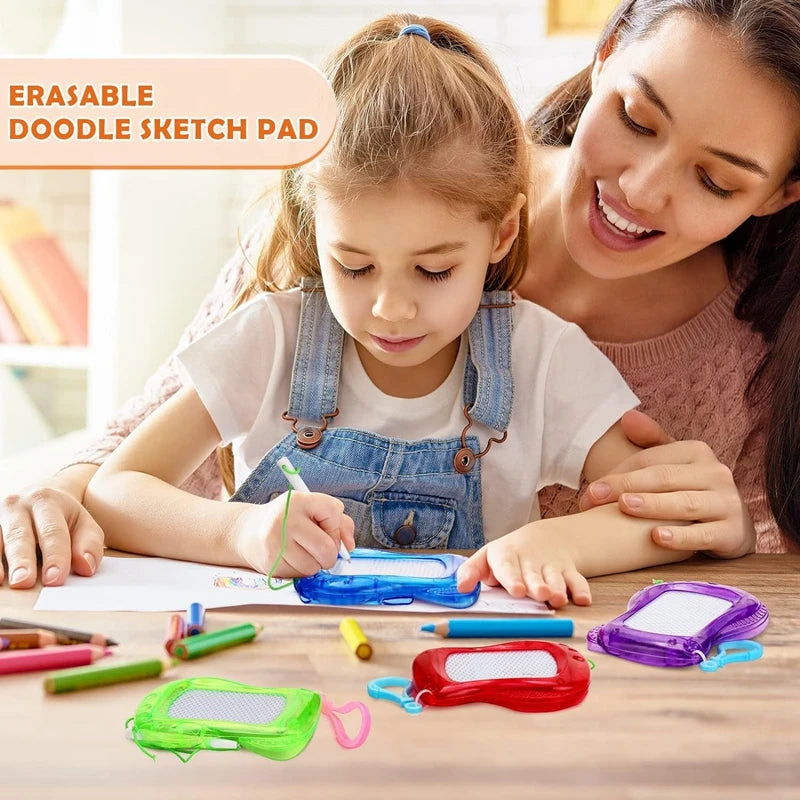 Mini Magnetic Drawing Board Keychain – Erasable Kids Gift Magnetic Drawing Board Babs