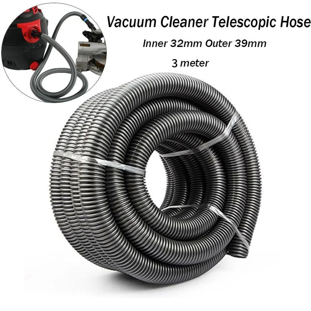 LEENKEA 3M Telescopic Vacuum Hose – 32mm Extra Long Pipe Vacuum Cleaner Hose Babs Default Title