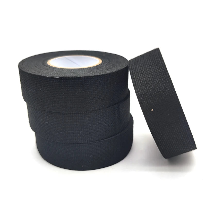 Black Wiring Harness Cloth Tape – Flame Retardant 9/19/25mm Wiring Harness Tape Babs