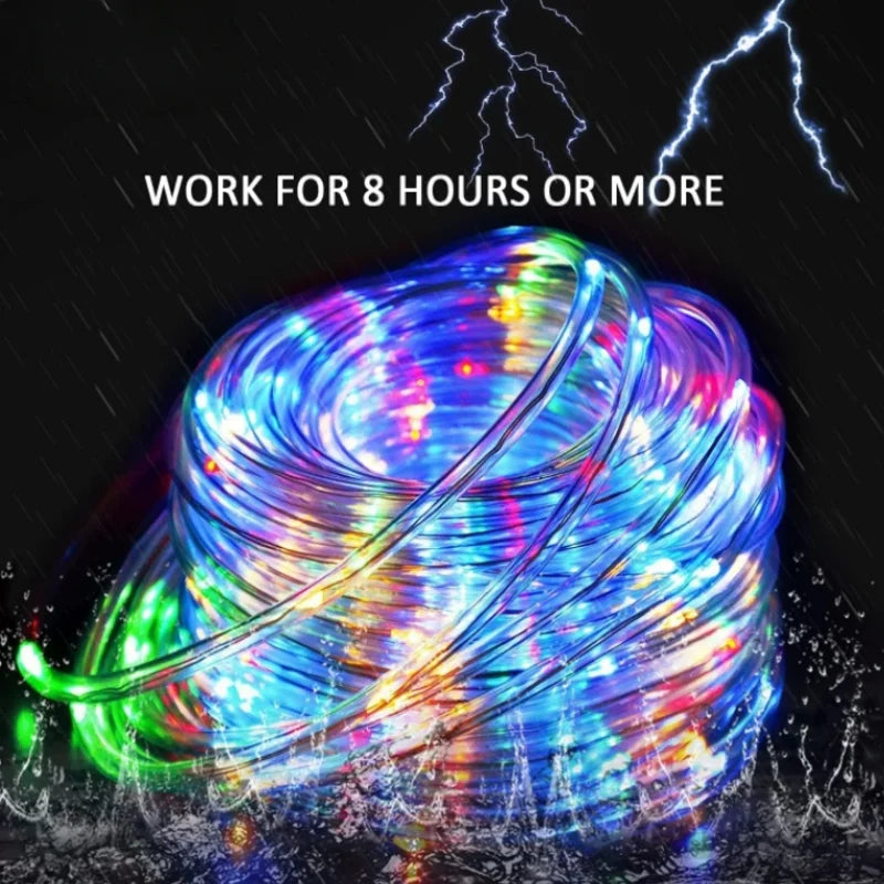 Solar String Lights Outdoor Waterproof Rope Lamp 12m/7m Solar String Lights Babs