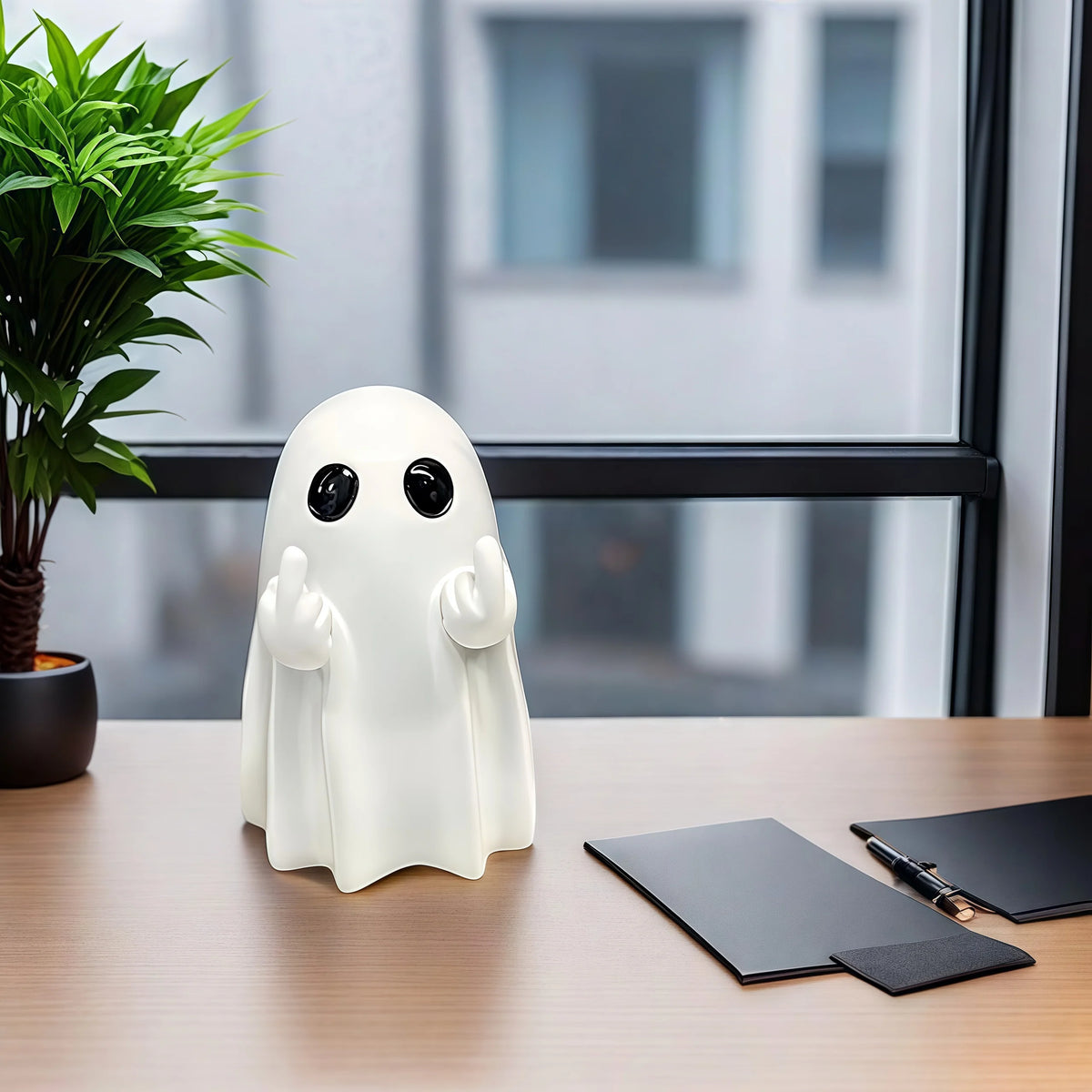 Cute Ghost Statue Halloween Décor Ornament & Holiday Gift Holiday Décor Ornament Babs