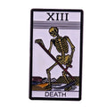 Tarot Card Enamel Pin Brooch – Moon, Sun & Justice Lapel Pin Enamel Lapel Pin Babs death