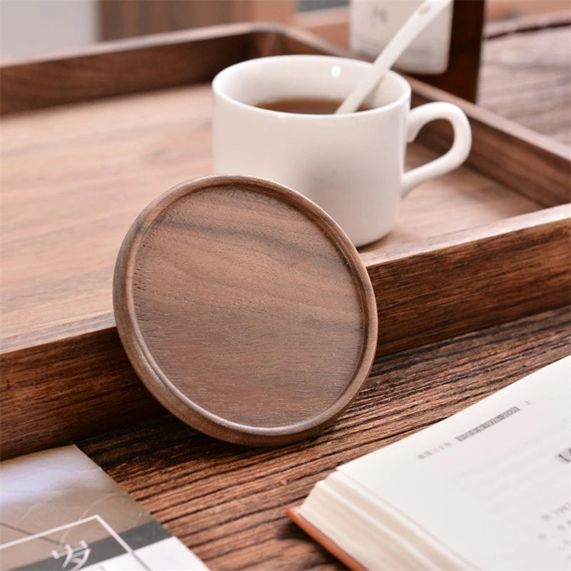 Wooden Coasters for Drinks – Eco-Friendly Wood Cup Coaster Set Wood Drink Coasters Babs