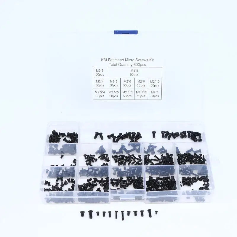 500/600Pcs M2 M2.5 M3 Laptop Repair Screw Kit | Carbon Steel Laptop Repair Screw Kit Babs 600pcs