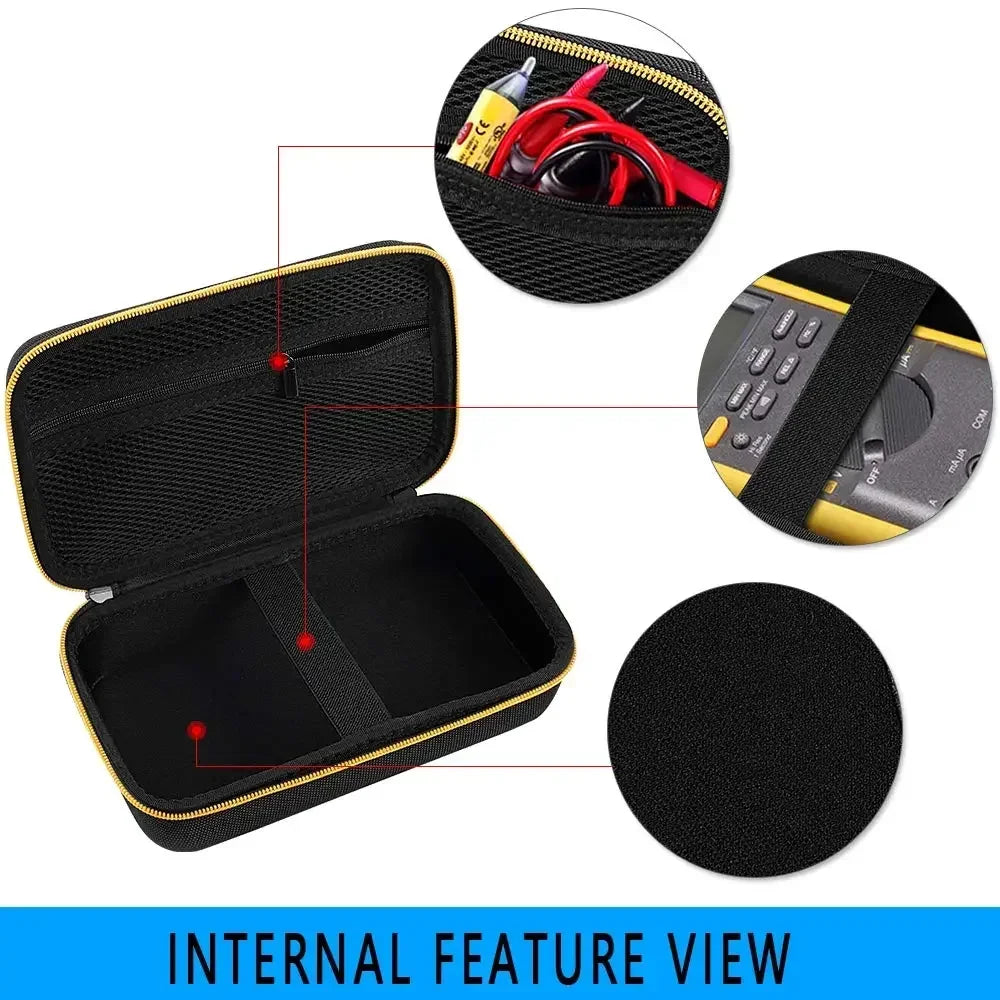 Hard EVA Carrying Case for Fluke 87-V 88V 15B+ 17B+ Multimeter Multimeter Carrying Case Babs