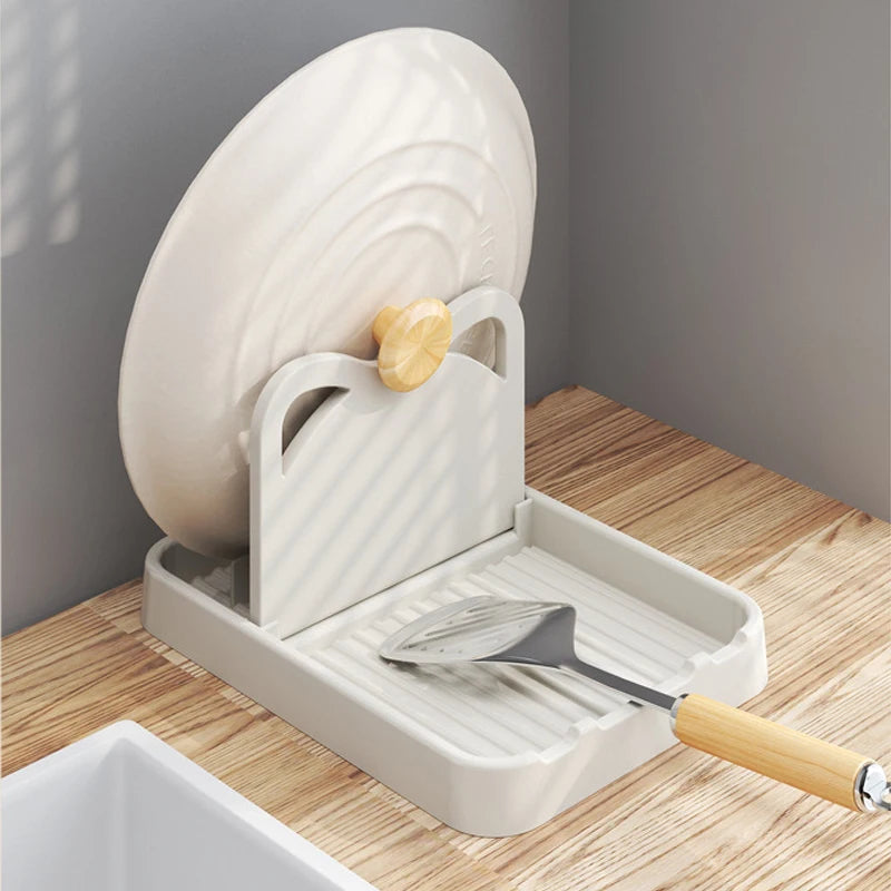 Pan Lid Holder & Spoon Rest Kitchen Organizer Rack Kitchen Organizer Rack Babs