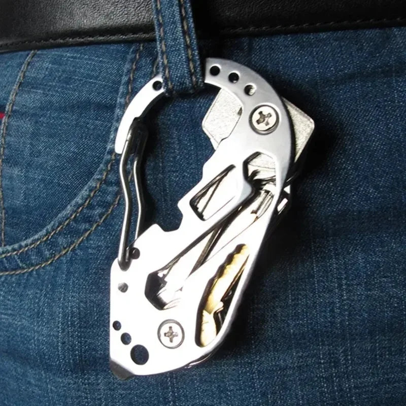EDC Carabiner Multi-Tool Key Holder – Stainless Steel EDC Multi-Tool Babs