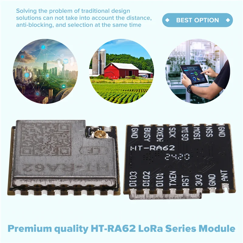 HT-RA62 LoRa Module SX1262 – LoRaWAN IoT Dev Board LoRa Wireless Module Babs