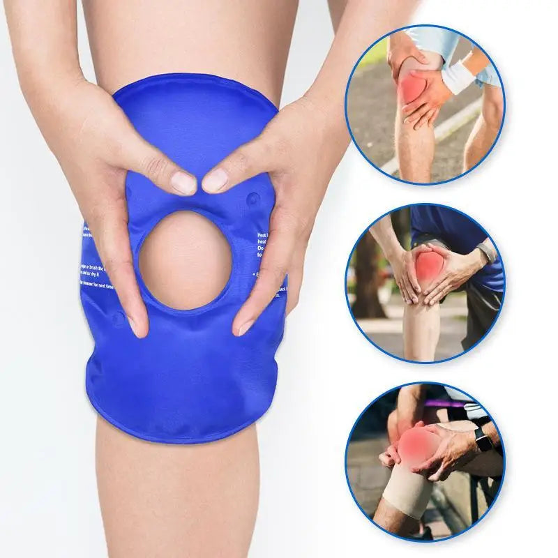 XL Knee Gel Wrap – Reusable Hot & Cold Therapy Ice Pack Knee Therapy Wrap Babs