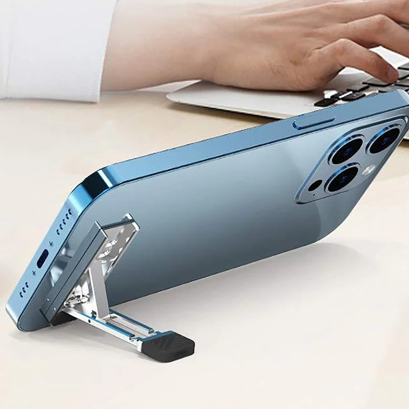 Mini Zinc Alloy Foldable Laptop Stand – Adjustable Height Riser Laptop Stand Babs