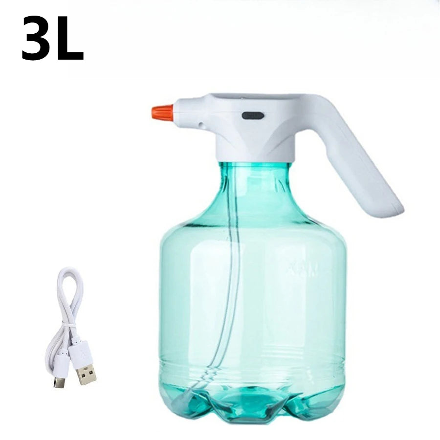 Electric Fine Mist Spray Bottle – One-Click 300ml Sprayer Electric Spray Bottle Babs Light blue