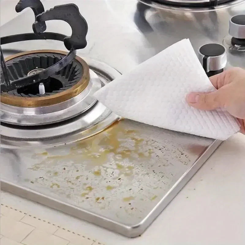 Washable Dry & Wet Kitchen Cleaning Cloths – Non-Woven Roll Kitchen Cleaning Cloths Babs