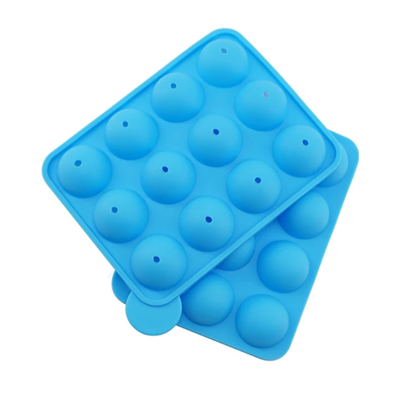 12-Hole Silicone Cake Pop Mold – Ball-Shaped Baking Mould Silicone Baking Mold Babs