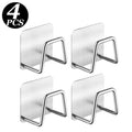 Stainless Steel Sink Sponge Holder Self-Adhesive Wall Rack Sink Sponge Holder Babs 4PCS