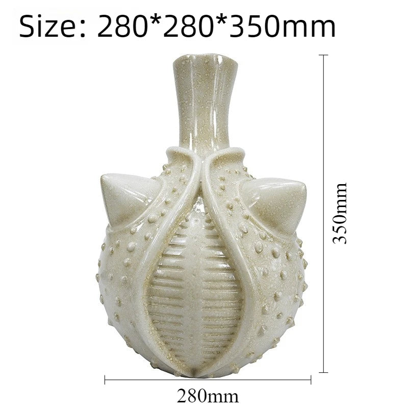 Luxury Resin Decorative Vase – Vintage Aesthetic Table Decor Decorative Resin Vase Babs Style 2