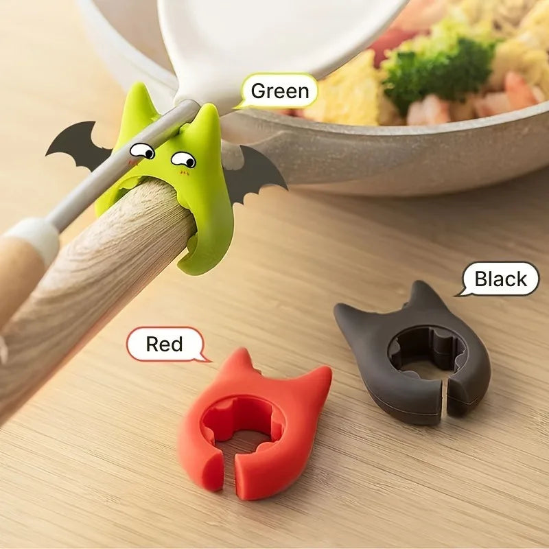 Little Devil Spatula Rack – Multi-Function Kitchen Spoon Rest Spatula Rack Babs