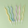 Happy Birthday Curved Candles – Creative Cake Decoration Decorative Candles Babs Curved Candle