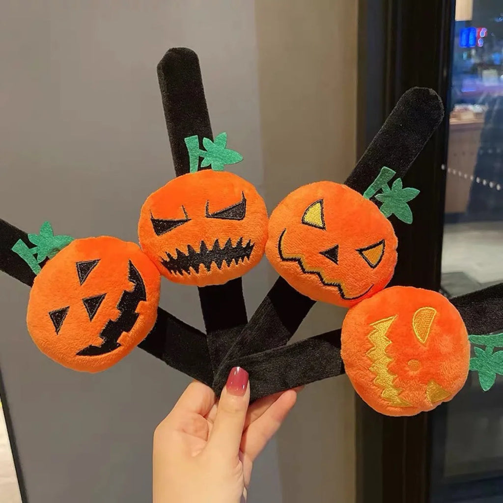 Devil Pumpkin Horn Headband – Halloween Costume Accessory Halloween Headband Babs