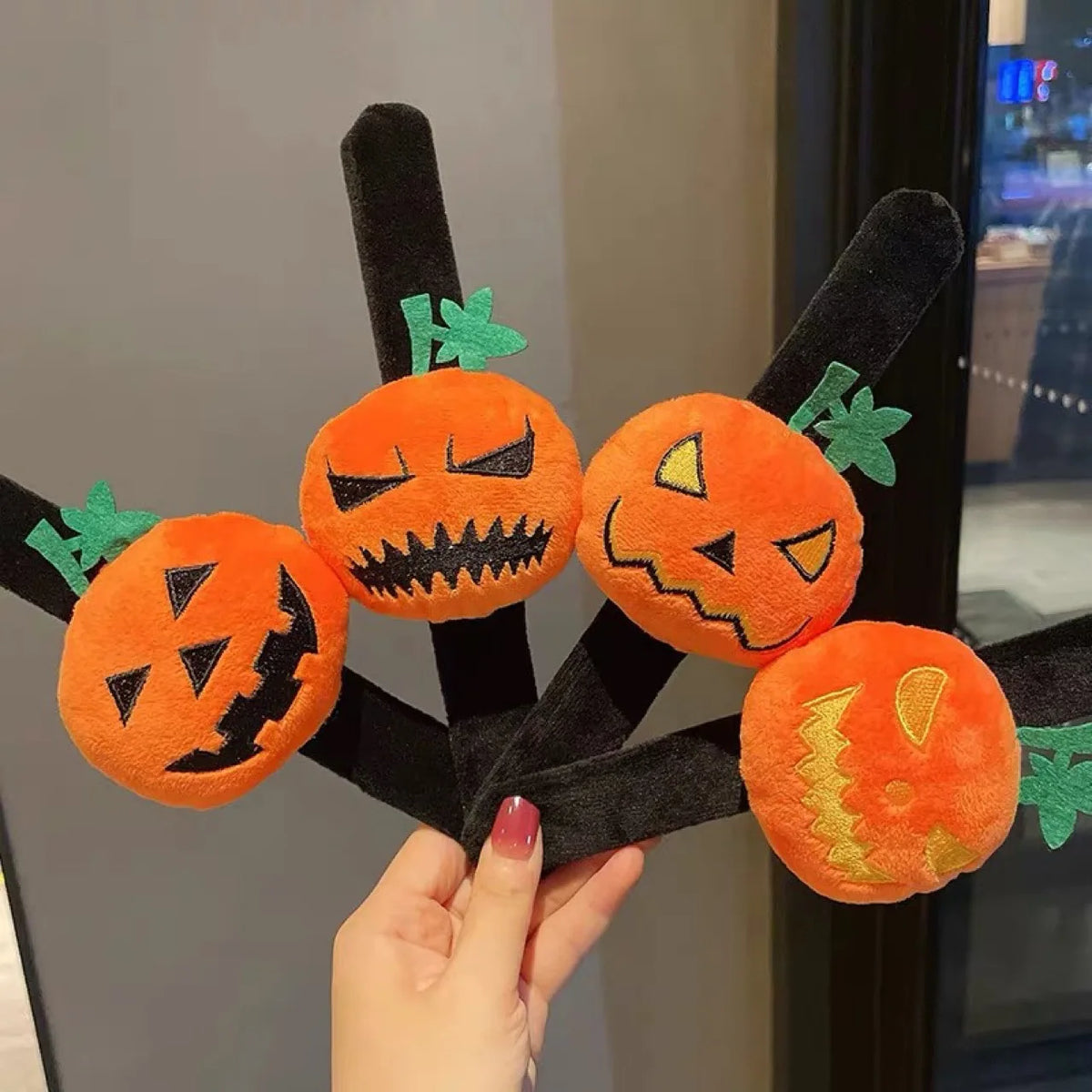 Devil Pumpkin Horn Headband – Halloween Costume Accessory Halloween Headband Babs