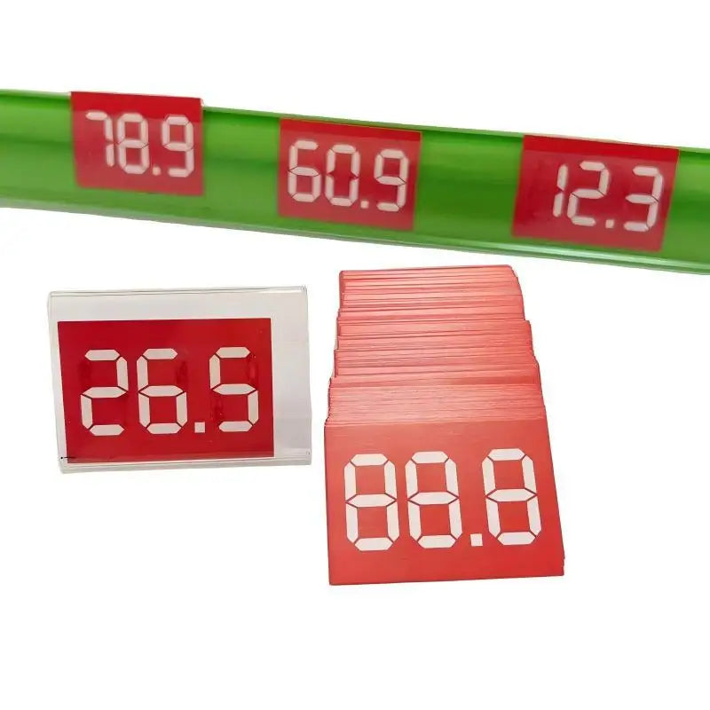 100Pcs Erasable Self-Adhesive Price Tags with Marker Pen Erasable Price Tags Babs