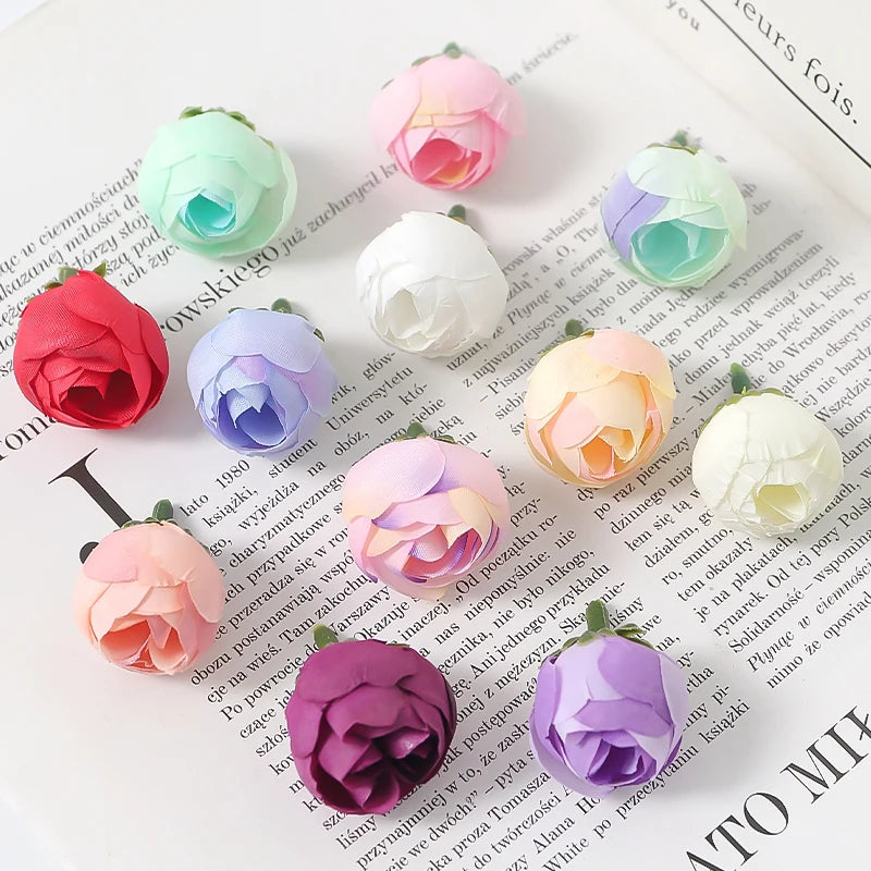 Silk Rose Artificial Flowers 20/30Pcs – Wedding & Home Decor Artificial Silk Roses Babs Mix 20Pcs