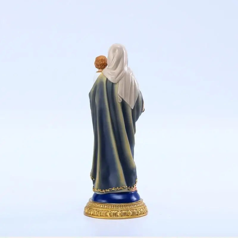 Virgin Mary & Child Jesus Resin Statue | Catholic Decor Figurine Religious Figurine Babs