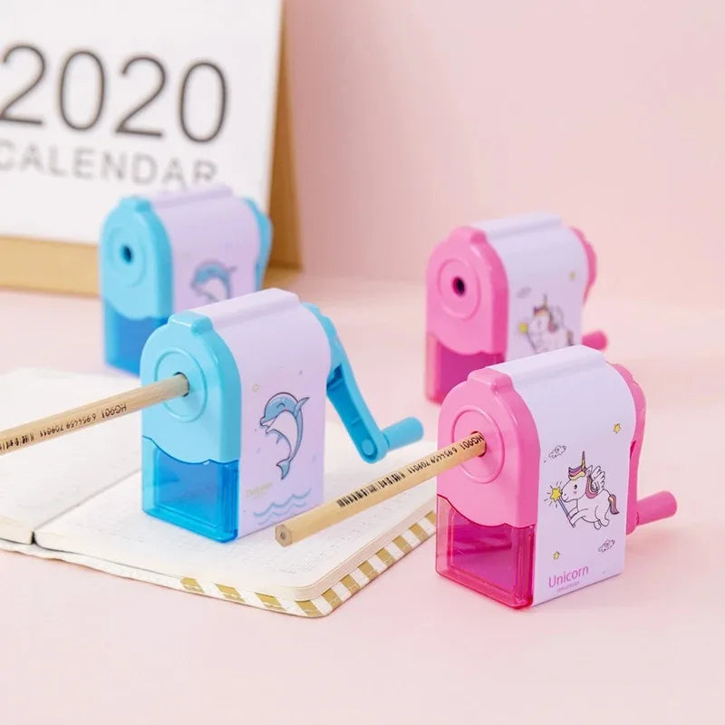 Unicorn Dolphin Mechanical Pencil Sharpener – Kids School Mechanical Pencil Sharpener Babs
