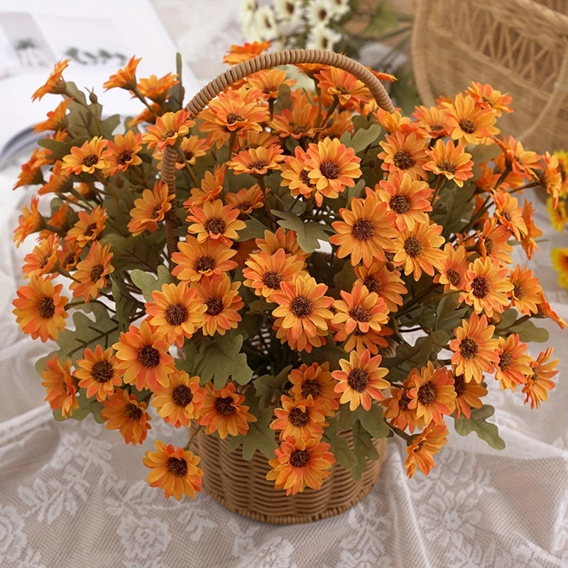 Silk Daisy Artificial Flowers for Wedding, Home & Garden Décor Artificial Silk Flowers Babs