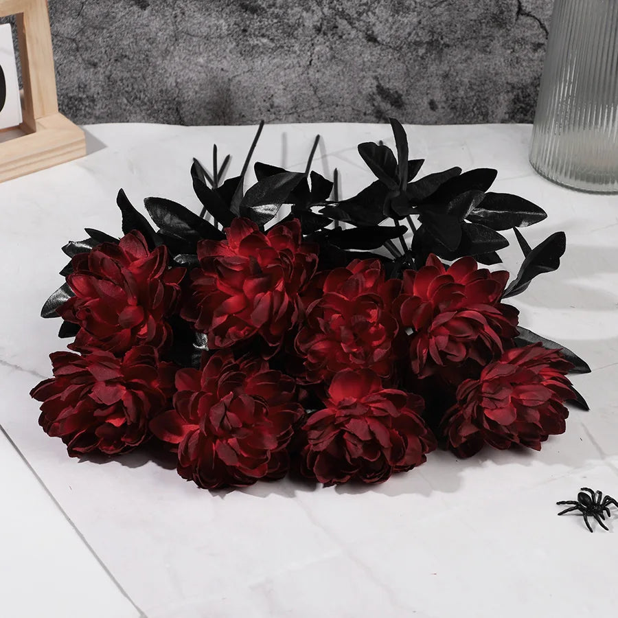 Artificial Dahlia Bouquet – Wedding, Party & Home Décor 5/10 Pcs Artificial Flower Bouquet Babs