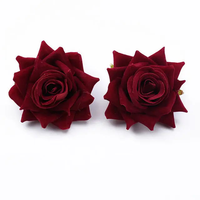 Silk Rose Artificial Flower Heads – 30/100 Pcs Wedding Décor Artificial Silk Flowers Babs HB3-62 30 pieces