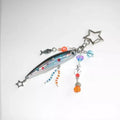Lure Fish Keychain – Fishing Lover Backpack Charm & Gift Novelty Keychain Babs Little whitebait