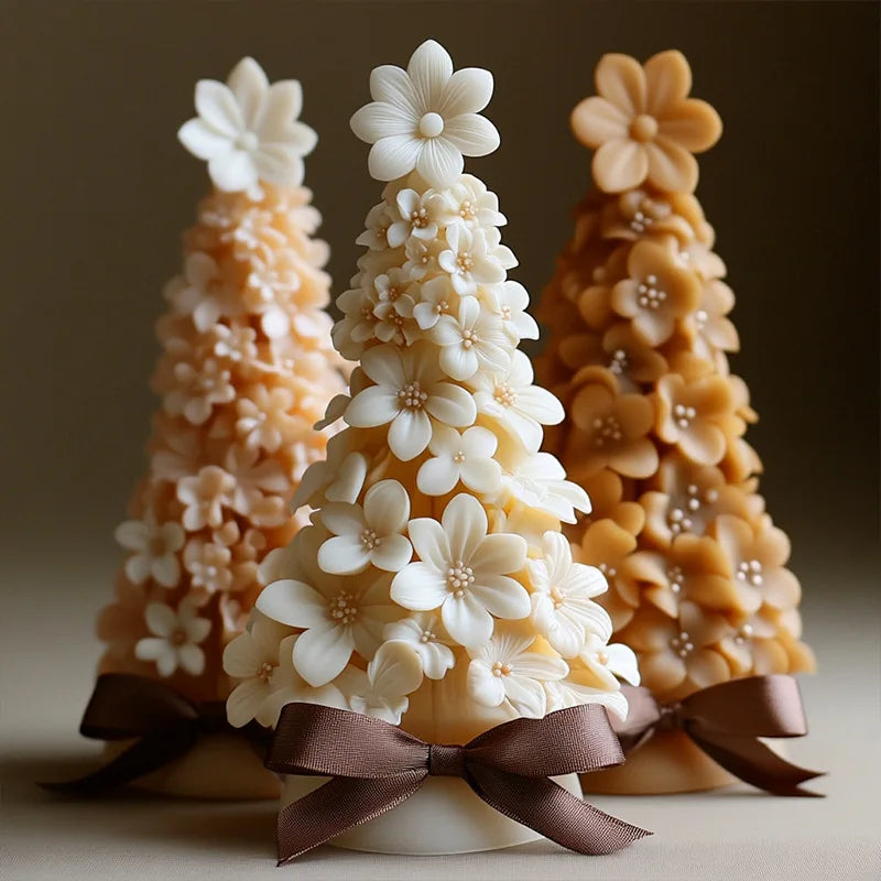 3D Christmas Tree Silicone Mold – DIY Candle & Craft Mould Silicone Craft Mold Babs