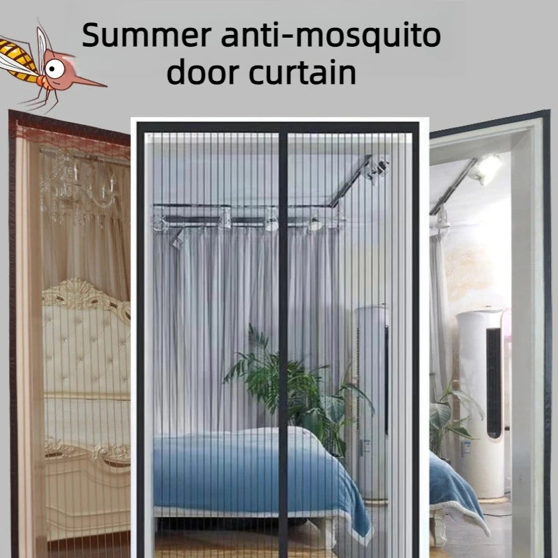 Magnetic Screen Door Curtain – Fiberglass Anti-Mosquito Mesh Magnetic Screen Curtain Babs