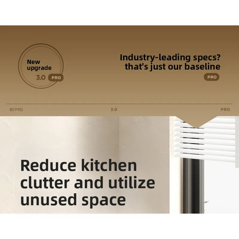 Multilayer Stainless Steel Kitchen Shelf Organizer – Pots & Pans Kitchen Storage Shelf Babs