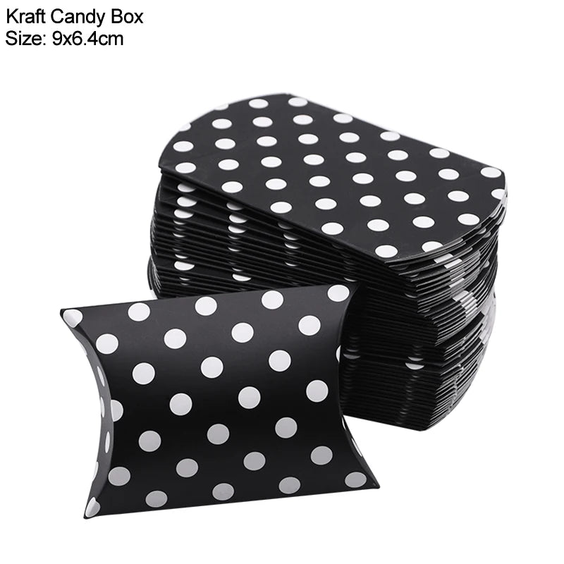 Pillow Candy Gift Boxes Kraft Paper Party Favors 10/20/30 Pcs Gift Packaging Boxes Babs Style5 10pcs