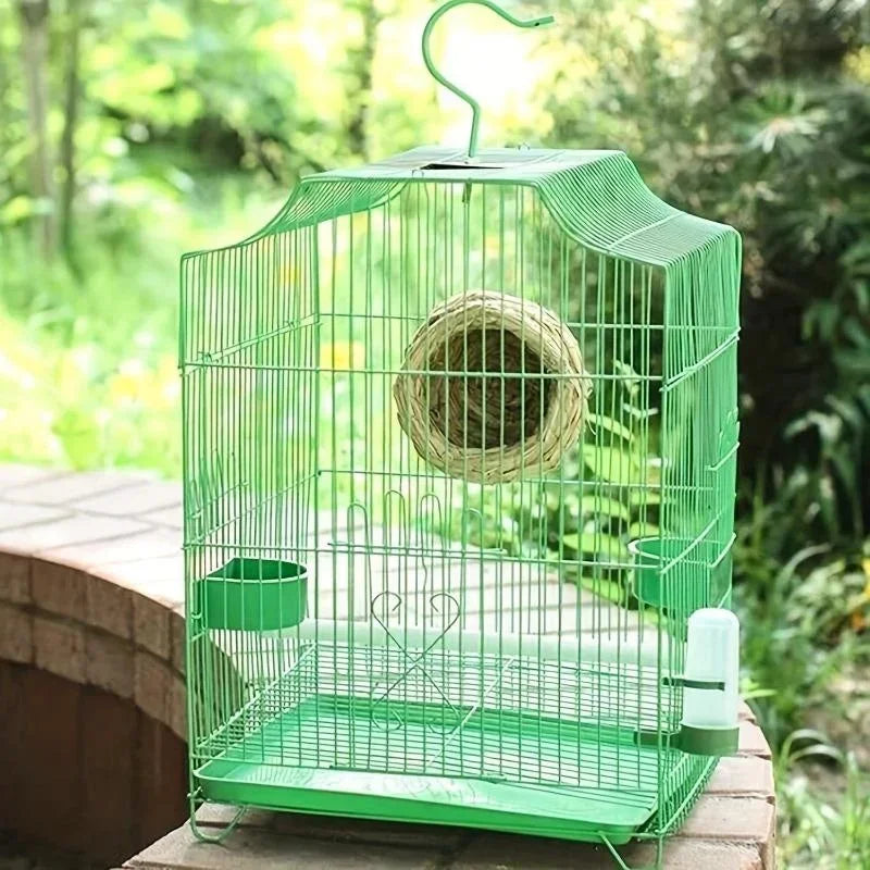 Bird Cage Water Dispenser – Feeder for Parrots & Budgies Bird Cage Waterer Babs