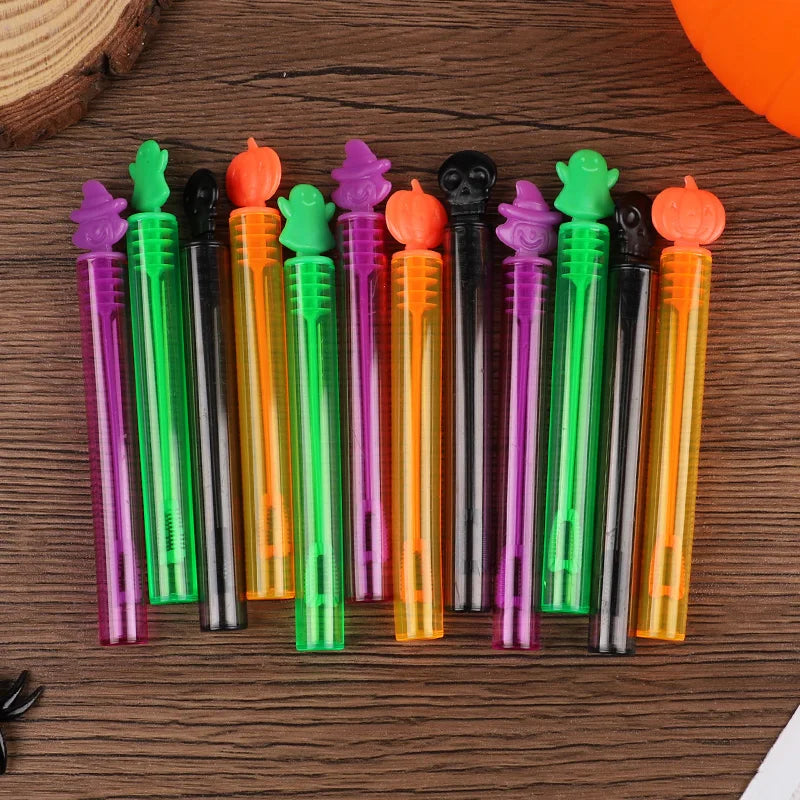 Halloween Bubble Wand Bottles – Pumpkin & Ghost Party Favors Halloween Bubble Wands Babs