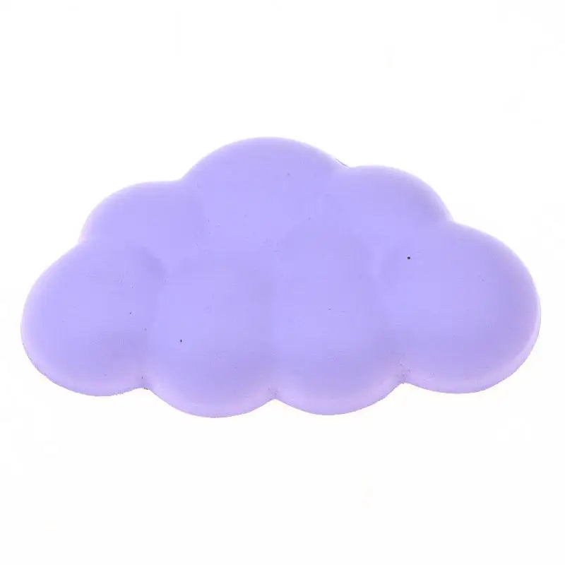 HUXUAN Cloud Keyboard Wrist Rest – Ergonomic Non-Slip Silicone Keyboard Wrist Rest Babs Purple