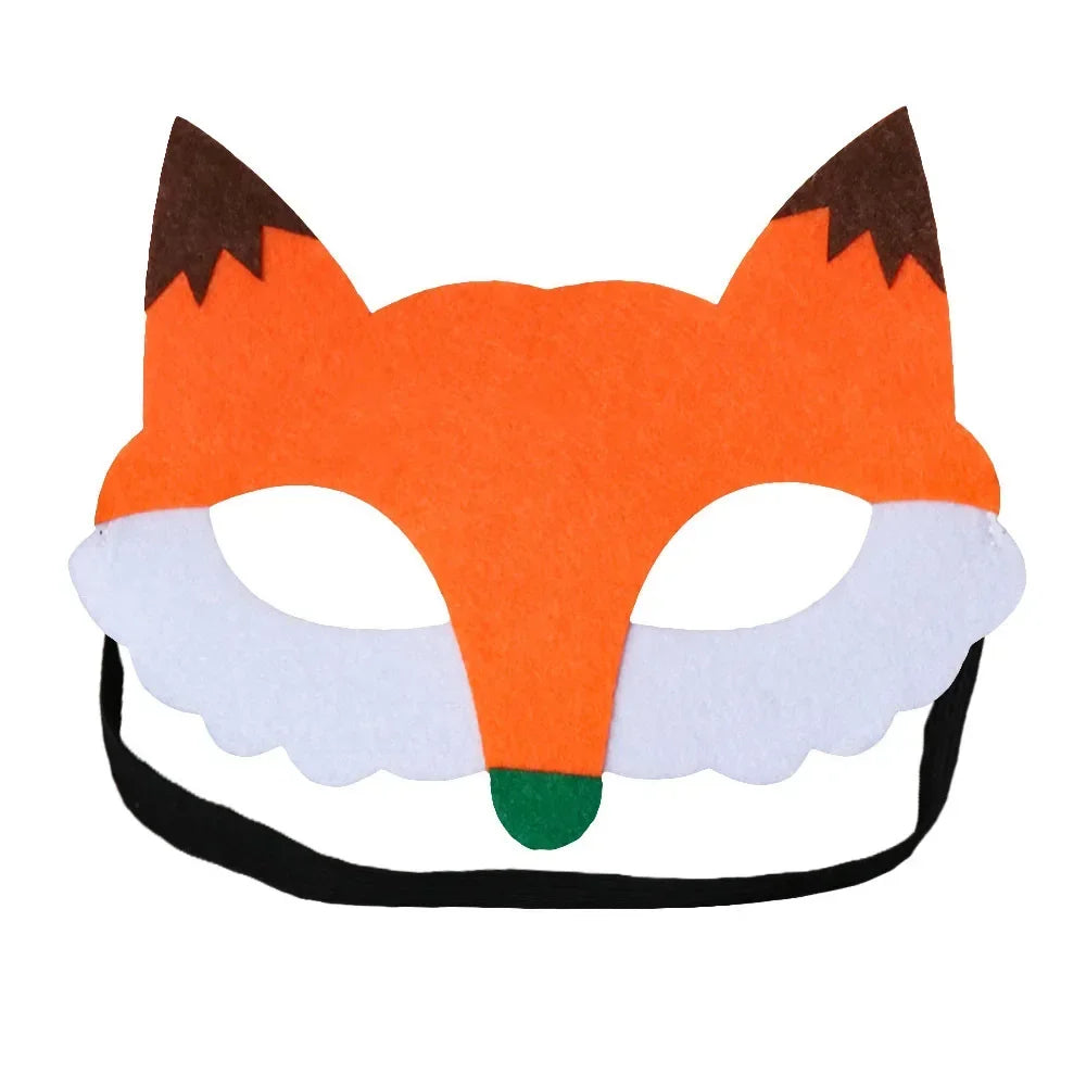 Kids Animal Felt Masks – Birthday, Cosplay & Forest Party Favors
