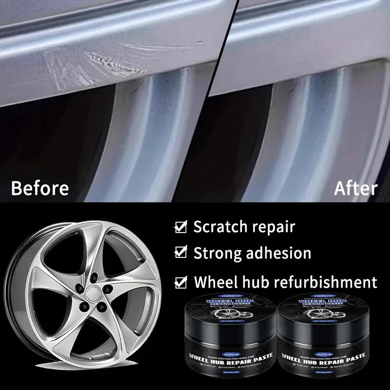 Car Wheel Rim Scratch Repair Paste – Alloy Touch Up Paint 50g Rim Repair Paste Babs