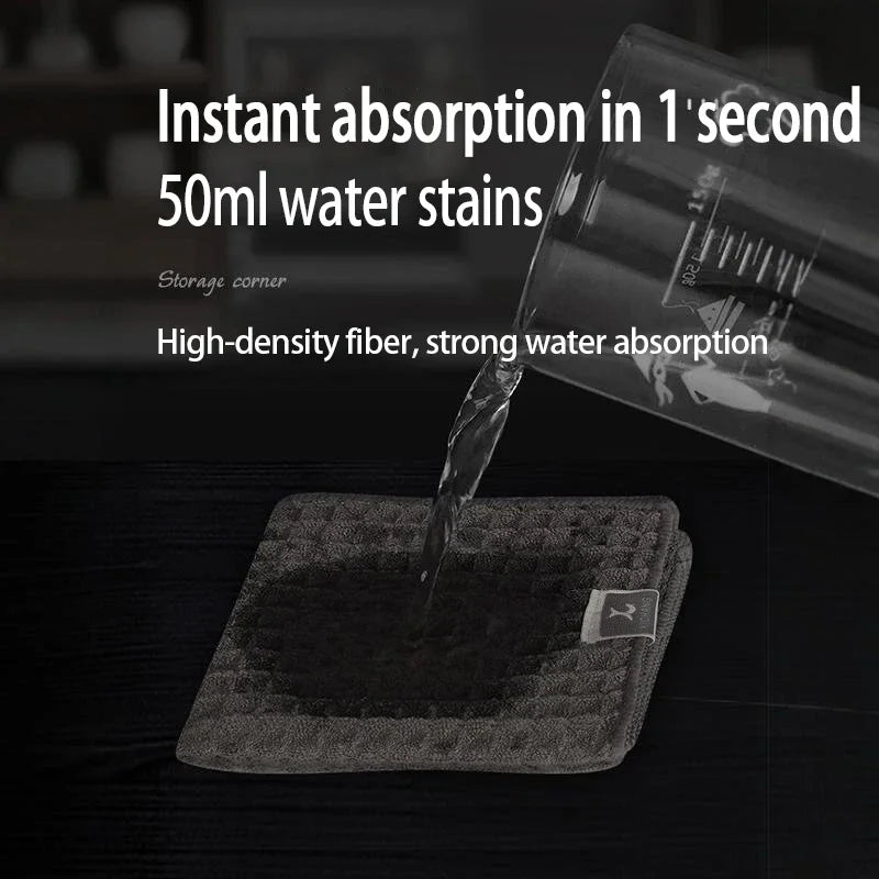 Microfiber Coffee Bar Cleaning Towels – Super Absorbent 1/2/4 Pcs Microfiber Cleaning Towel Babs